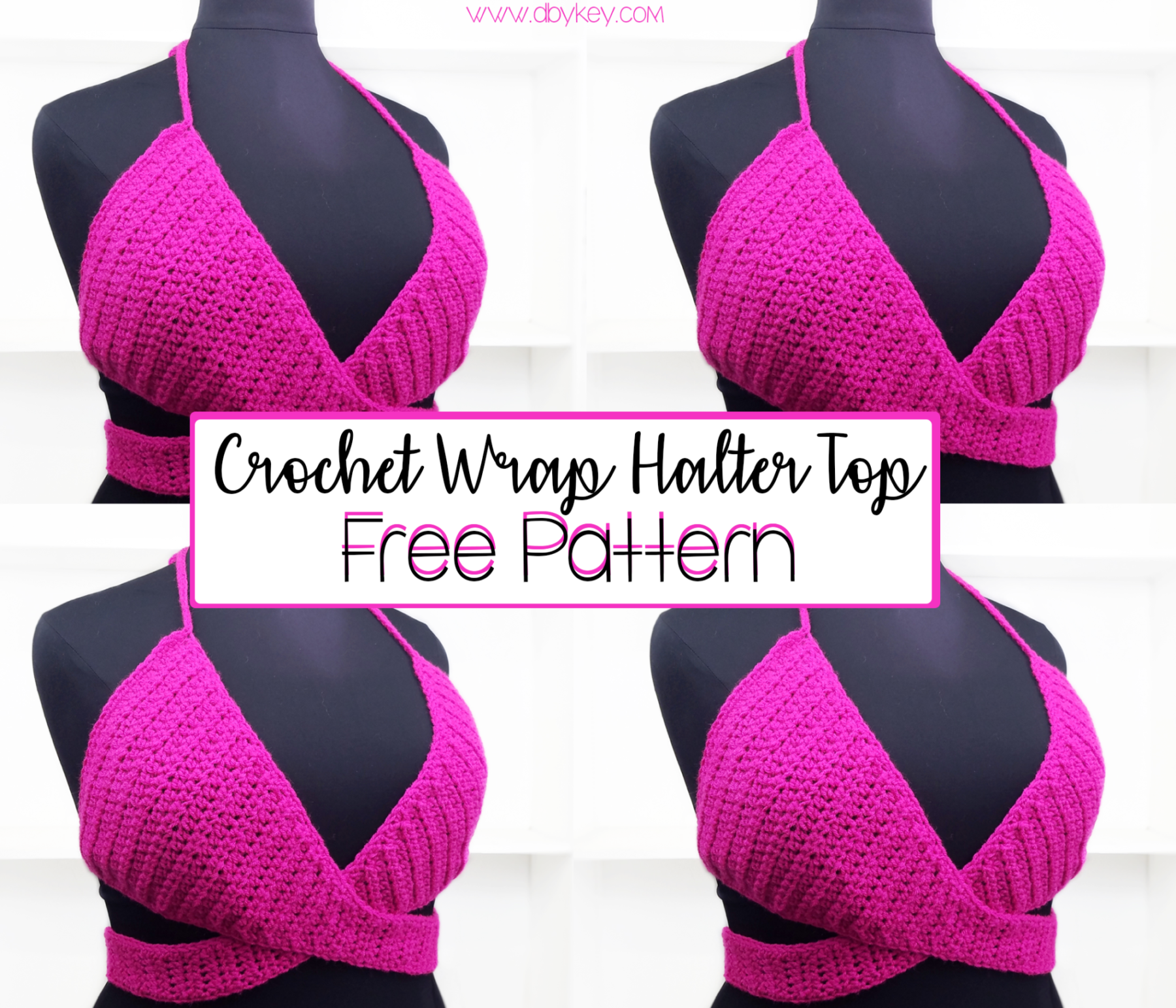 Crochet Wrap Halter Top » Designs by Key