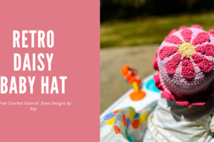 Retro Daisy Baby Hat